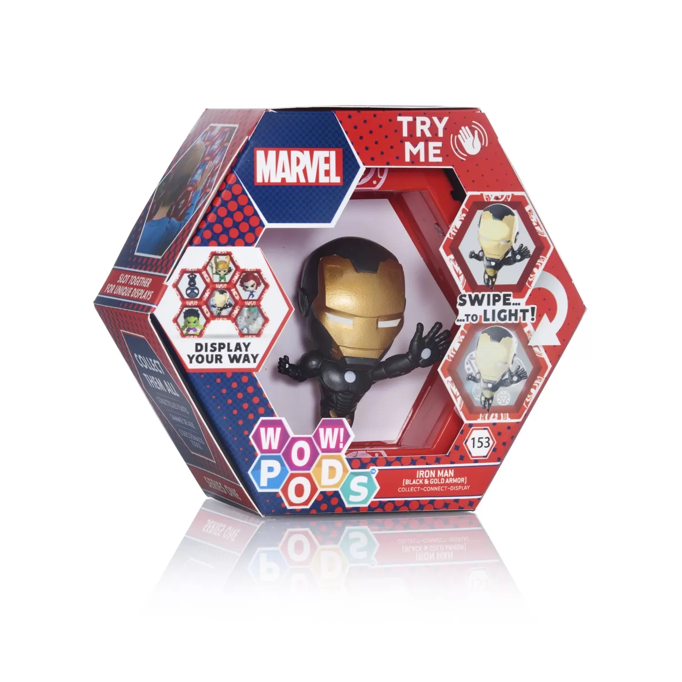 Wow! pods - marvel iron man cu armura negru si auriu, varsta de la 3 ani la +15 ani [6]