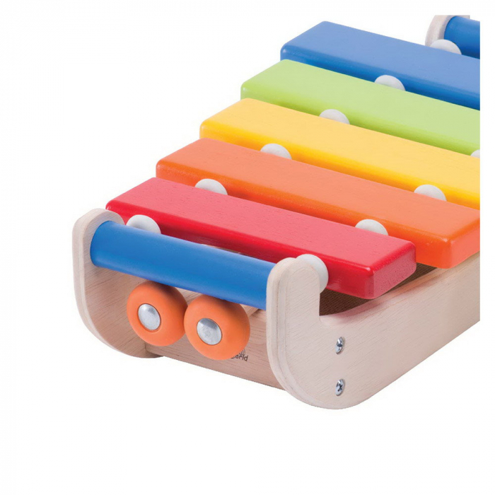 Xilofon colorat din lemn cu 5 tonuri, 1-5 ani [3]