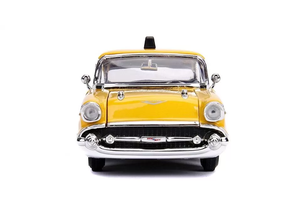 Yellow taxi chevy 1957 dead pool scara 1 la 24 [4]