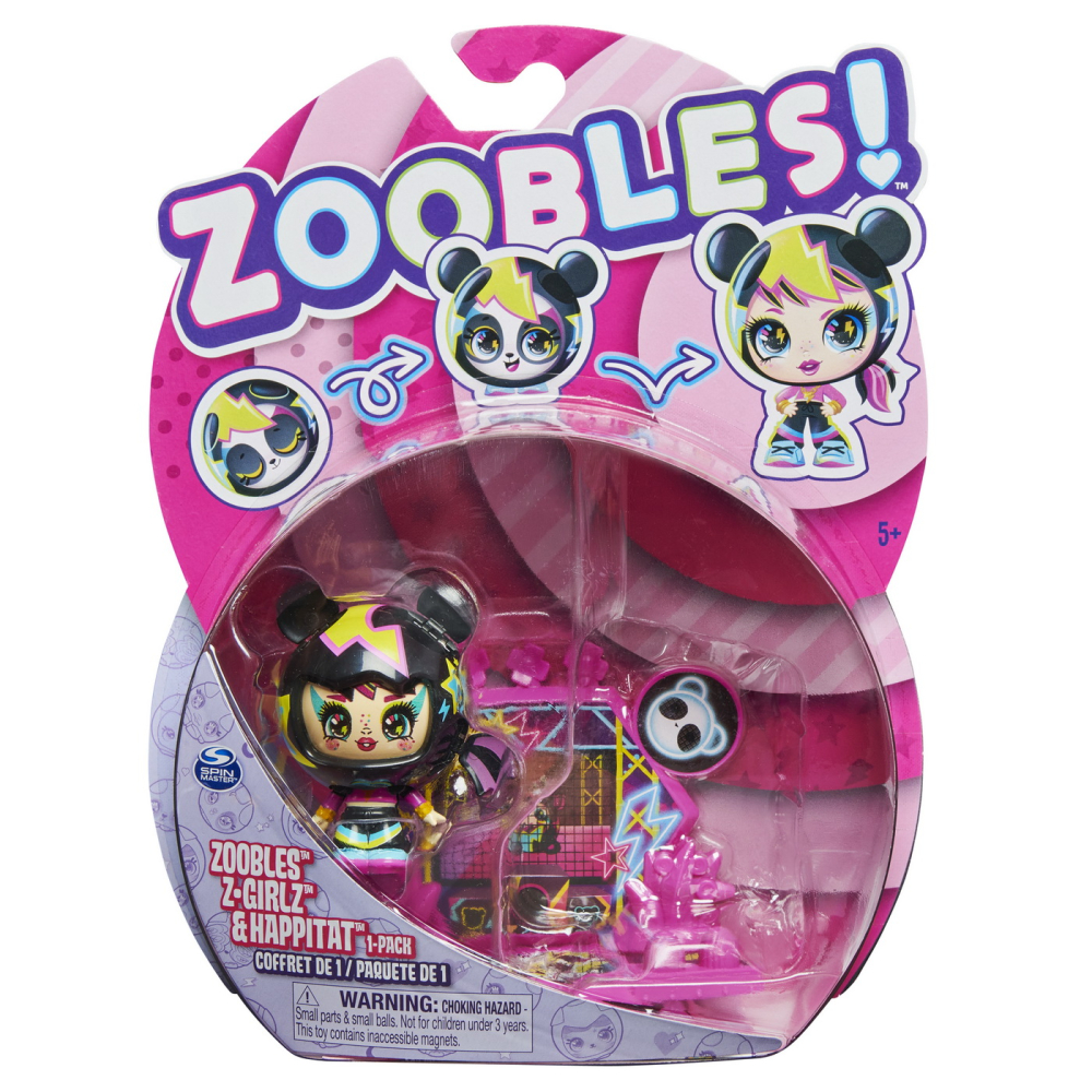 Zoobles z-girlz figurina de transformare fetita ursulet panda [1]