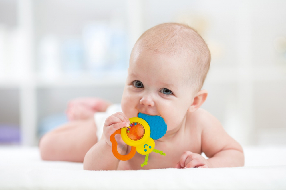 Zornaitoare fluturas cu jucarie de dentitie pentru bebelusi, winfun, varsta de la 0 luni la 2 ani [3]