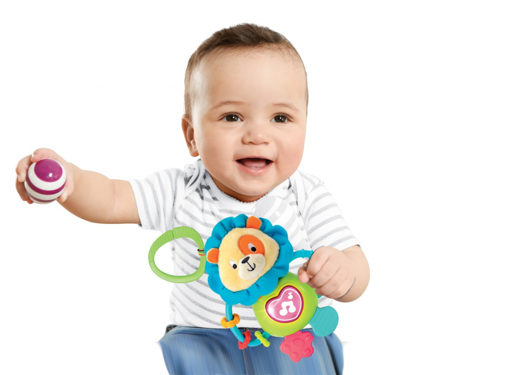 Zornaitoare leu cu sunete si lumini pentru bebelusi, winfun, varsta de la 3 luni la 2 ani [3]