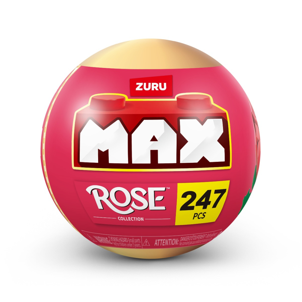 Zuru Max - Set de constructie, Colectie de trandafiri copii varsta 3 ani + [3]