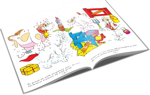 Carte uneste punctele cu desene de la ferma [1]