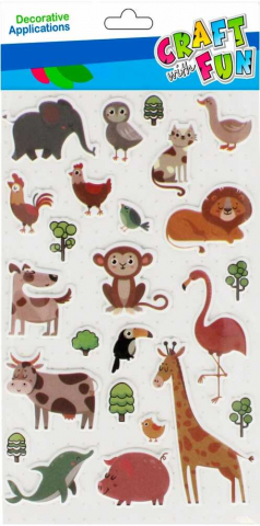 Stickere, Abțibilduri, Autocolante - Stickere animale domestice si salbatice
