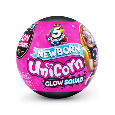 Jucării și Jocuri pentru copii - 5 Surprise - Unicorn Squad, S6 varsta 3-5 ani ,5-7 ani ,7-9 ani, Fete