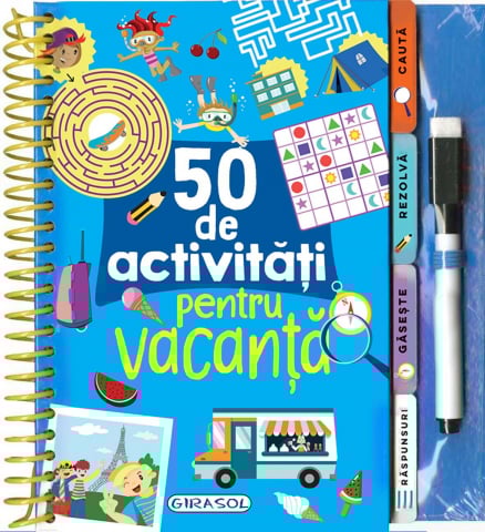 Cărți Educative, Activități - 50 de activitati pentru vacanta