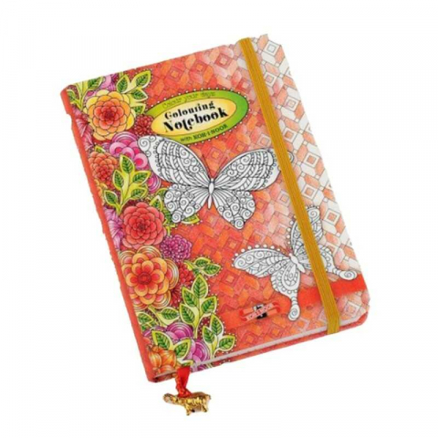 Seturi colorat, pictură și desen - Caiet Coloriaj Adulti A5, Antistres, cu Elastic, Koh-I-Noor