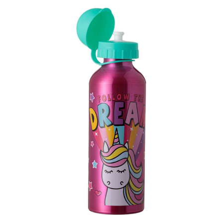 Sticlă de apă și Bidoane - Sticle Apa Copii, Gradinita si Scoala, 500 ml, Unicorn - Micostore