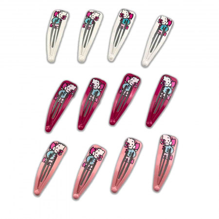 Set accesorii par, agrafe colorate, Hello Kitty, 10 buc/set [1]