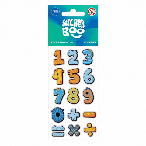 Stickere cifre colorate si semne matematice, abtibilduri pentru activitati copii [2]