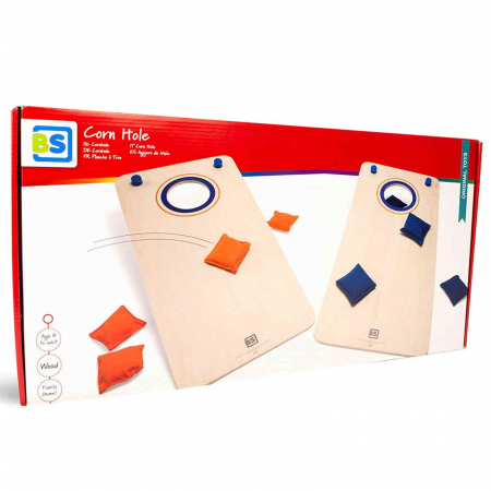 Jucării motrice și de exterior - Joc de aruncare cu saculeti de nisip, Corn Hole - Micostore.ro