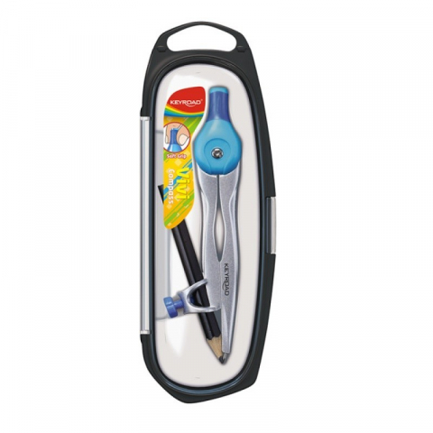 Rigle, Instrumente Truse de geometrie - Compas metalic cu creion inclus – Instrument precis pentru geometrie