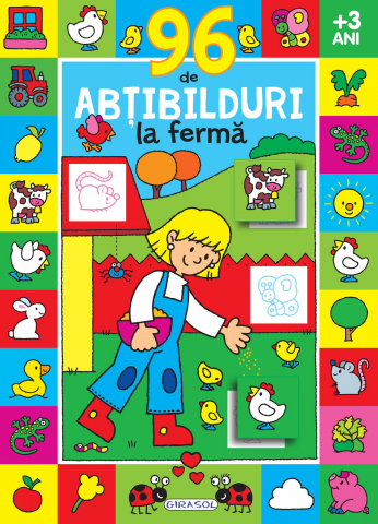 Cărți Educative, Activități - 96 de abtibilduri la ferma