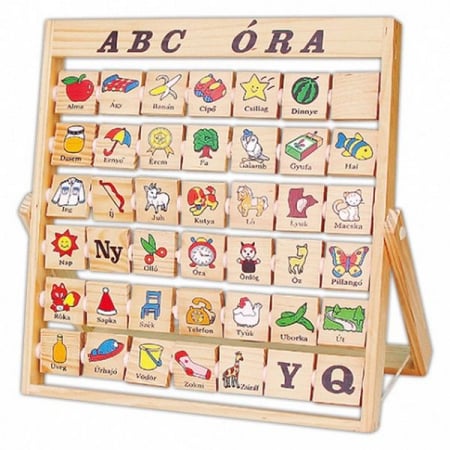 Jucării și Jocuri pentru copii - ABC óra, játszva tanuljuk a betűket