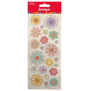 Art & Craft si Artizanat - Abtibild - ab022 flori fantezia daco