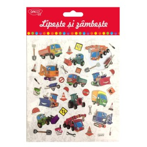Art & Craft si Artizanat - Abtibild - ab027 masini si scule lipeste si zambeste daco