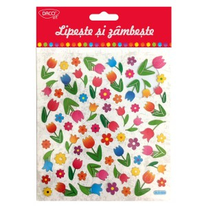 Art & Craft si Artizanat - Abtibild - ab030 lalele lipeste si zambeste daco