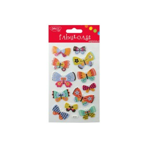 Art & Craft si Artizanat - Abtibild - ab047 fluturi fabuloase daco 3 buc