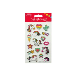 Art & Craft si Artizanat - Abtibild - ab048 unicorni fabuloase daco 3 buc