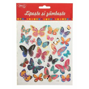 Art & Craft si Artizanat - Abtibild - ab058 fluturi lipeste si zambeste daco 3 buc