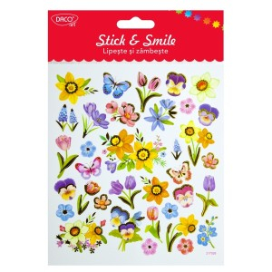 Art & Craft si Artizanat - Abtibild - ab067 narcise lipeste si zambeste daco 3 buc