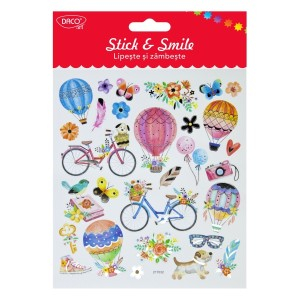 Art & Craft si Artizanat - Abtibild - ab069 biciclete lipeste si zambeste daco 3 buc
