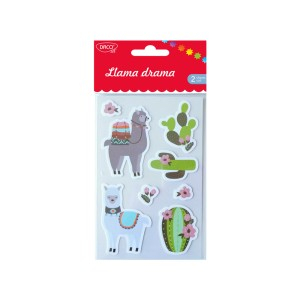 Art & Craft si Artizanat - Abtibild - ab078 llama drama daco 3 buc