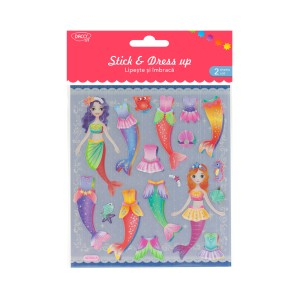 Art & Craft si Artizanat - Abtibild - ab087 sirene lipeste si imbraca daco 3 buc