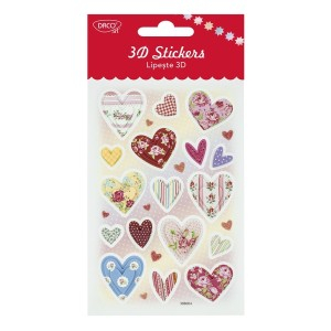 Art & Craft si Artizanat - Abtibild - ab111 inimi lipeste 3d daco 3 buc