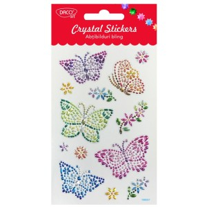 Art & Craft si Artizanat - Abtibild - ab120 fluturi bling daco 3 buc