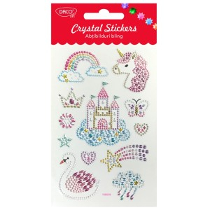 Art & Craft si Artizanat - Abtibild - ab122 unicorn bling daco 3 buc