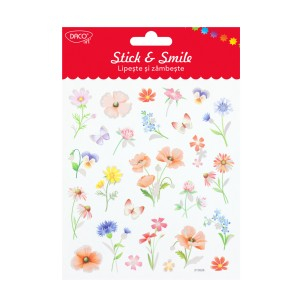 Art & Craft si Artizanat - Abtibild - ab131 flori silver lipeste si zambeste daco 3 buc