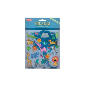 Art & Craft si Artizanat - Abtibild - ab136 jungla lipeste si lumineaza color daco 3 buc