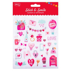 Art & Craft si Artizanat - Abtibild - ab145 love lipeste si zambeste daco 3 buc