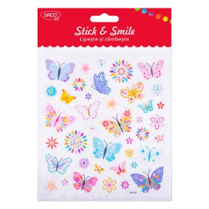 Art & Craft si Artizanat - Abtibild - ab146 fluturi lipeste si zambeste daco 3 buc