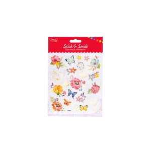 Art & Craft si Artizanat - Abtibild - ab153 flori stilate lipeste si zambeste daco 3 buc