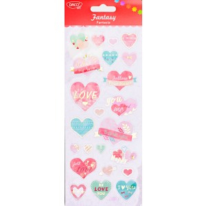 Art & Craft si Artizanat - Abtibild - ab157 love fantezia daco 3 buc
