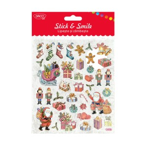 Art & Craft si Artizanat - Abtibild - ab623 craciun lipeste si zambeste daco 3 buc