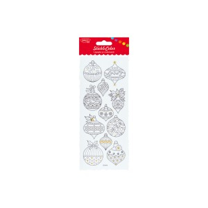Art & Craft si Artizanat - Abtibild - ab645 globuri lipeste si coloreaza daco 3 buc