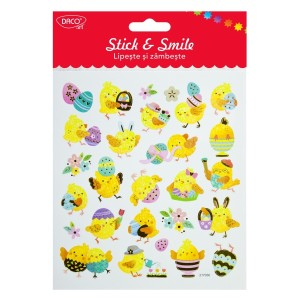 Art & Craft si Artizanat - Abtibild - ab901 pui paste lipeste si zambeste daco 3 buc