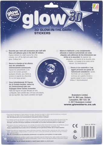 Abtibilduri 3D reflectorizante - Luna [1]