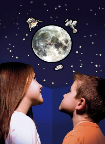 Abtibilduri 3D reflectorizante - Luna [2]