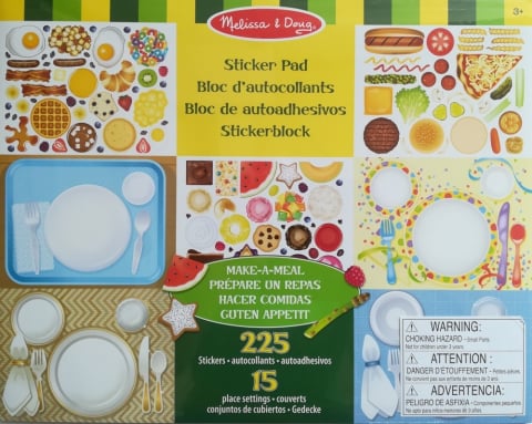 Art & Craft si Artizanat - Abtibilduri Alimentele Melissa and Doug