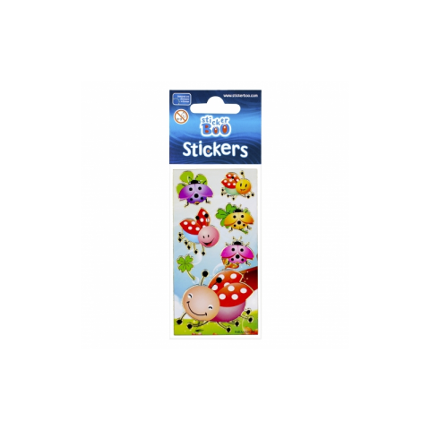 Abtibilduri - buburuze, set 7-8 buc, Sticker Boo, 101531 [1]