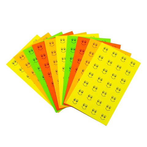 Abtibilduri - calificativ Bine, 28 buc/coala, 10 coli, 280 buc, 20mm, 28/A6, set 10 coli, Colorarte [1]