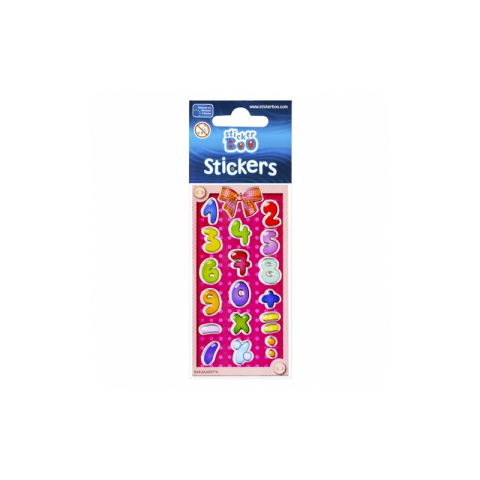 Abtibilduri - cifre, set 15-18 buc, Sticker Boo, 382530 [2]