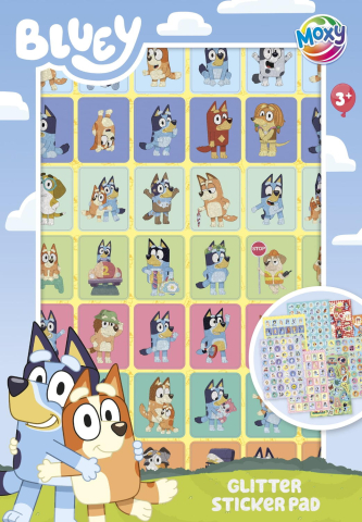 Art & Craft si Artizanat - Abtibilduri cu sclipici - Bluey