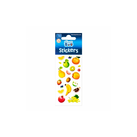 Abtibilduri - fructe, set 14-20 buc, Sticker Boo, 471543 [2]