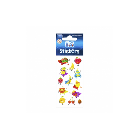 Abtibilduri - fructe, set 14-20 buc, Sticker Boo, 471543 [3]